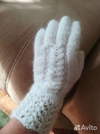 Перчатки пуховые