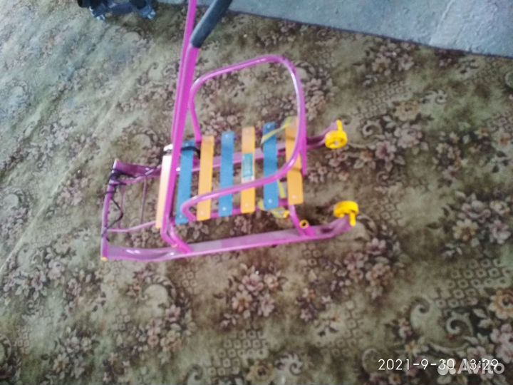 Детские санки коляска