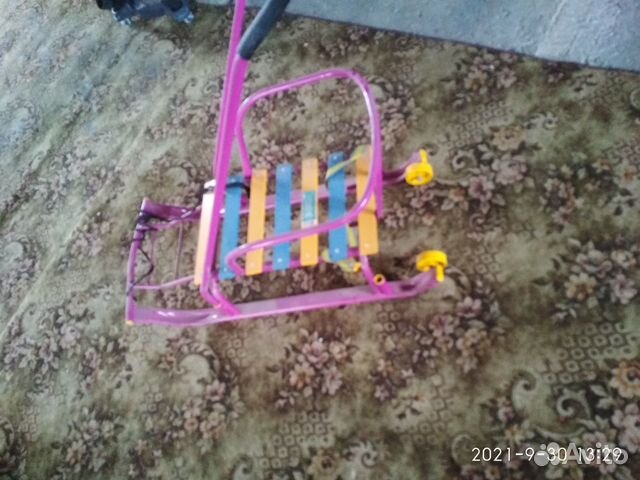 Детские санки коляска