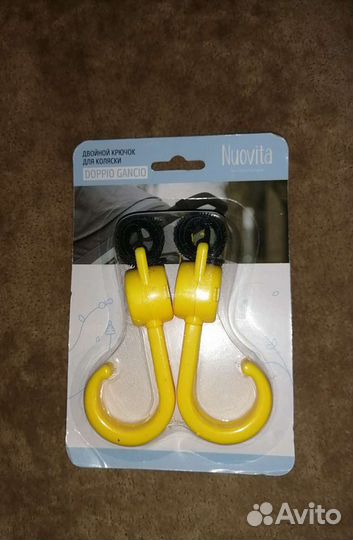 Двойной крючок для коляски