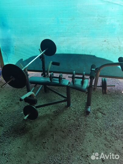 Домашний тренажер, гантели