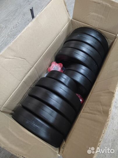 Гантели разборные 2 шт по 10 кг (новые)