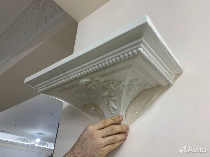 Полка настенная угловая