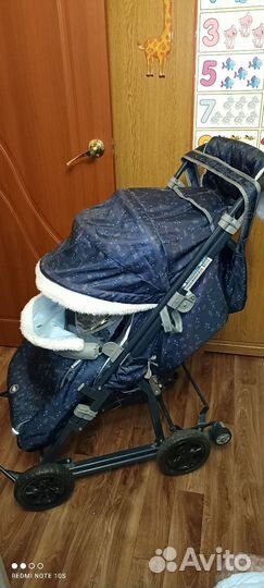 Санки коляска Ника нд8-1К