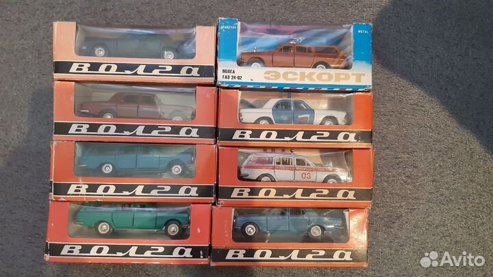Коллекционные машинки СССР модели 1 43