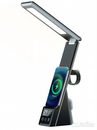 Беспроводная зарядка 3в1 Светильник