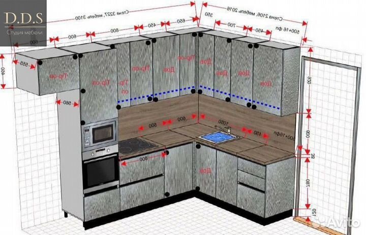 Кухни от производителя по размерам на заказ