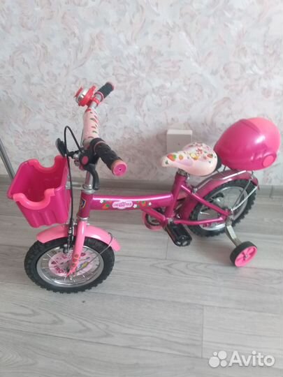 Детский велосипед для девочки 3 лет-5 лет