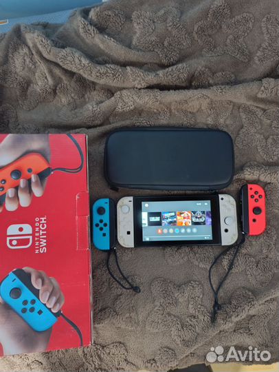 Nintendo switch rev 2 с играми
