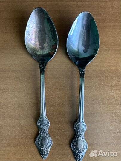 Вилка/Ложка ссср. Кольчугино. Турка мельхиор