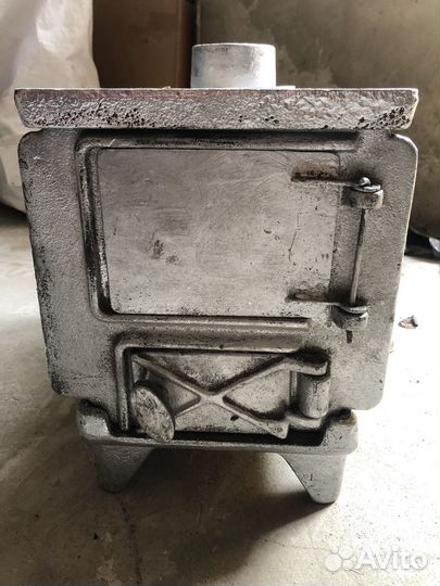 Чугунная печь буржуйка,разборная