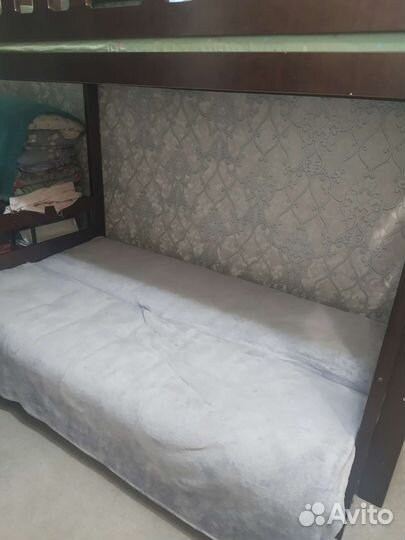 Двухъярусная кровать с диваном бу