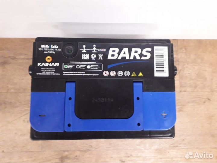 Аккумулятор на Форд 60 Ач низкий Bars