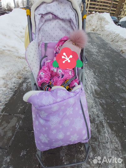 Коляска санки