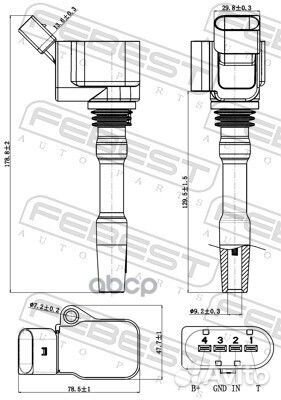 Катушка зажигания 23640005 Febest