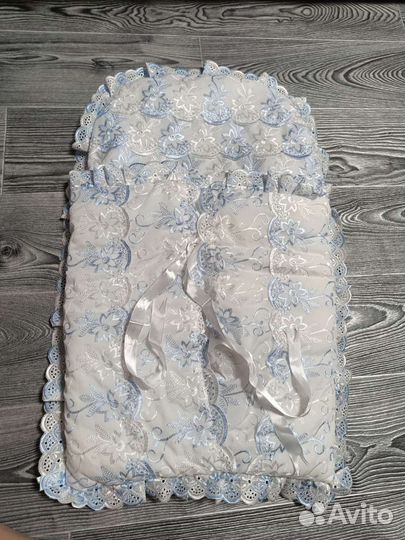 Конверт на выписку (комплект с рубашкой) мальчику