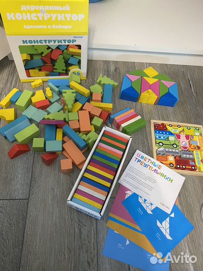 Деревянный конструктор Томик