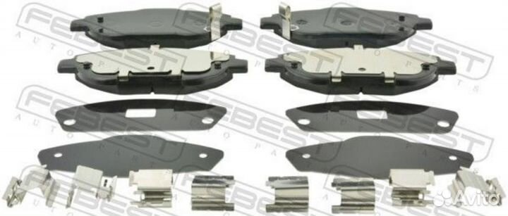 Febest 0101ADT271F колодки тормозные передние