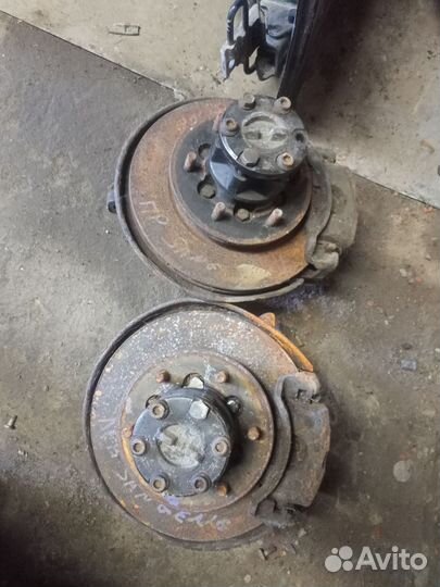 Передние кулаки, хабы на Ssangyong Korando Family