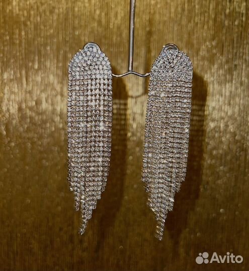 Серьги из страз