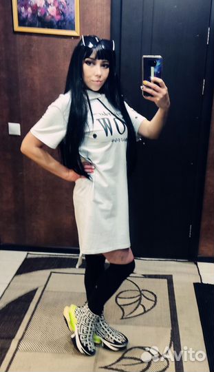 Парик длинный натуральный