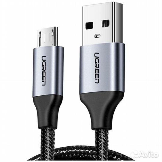 Кабель USB-A - microusb 3m Ugreen US290 #396460