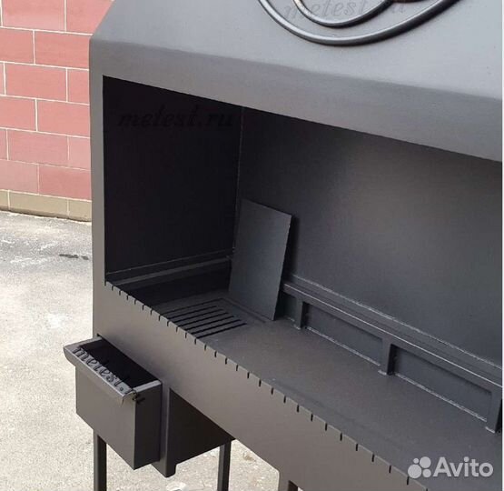 Мангал с вытяжкой