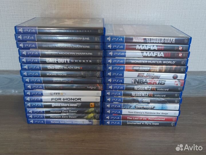 Диски игры для ps4