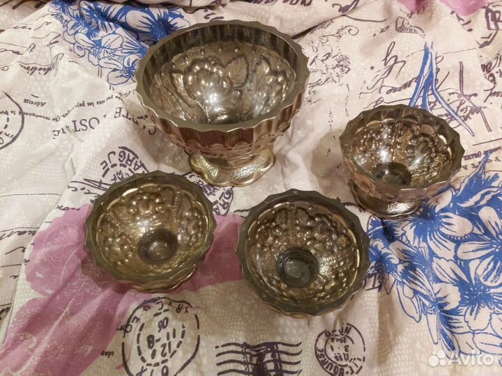 Креманки (конфетницы,вазочки) хрусталь/стекло СССР