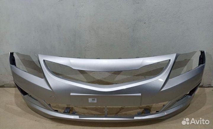 Бампер передний на Хендай Солярис 2011-2017
