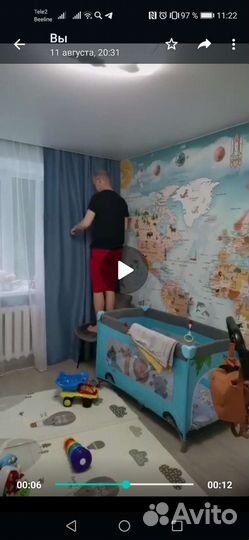 Кроватка манеж с матрасом