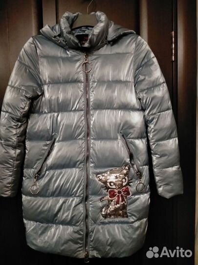 Пуховик зимний для девочки 134