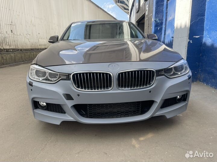 Передний бампер для BMW F30 М пакет в сборе