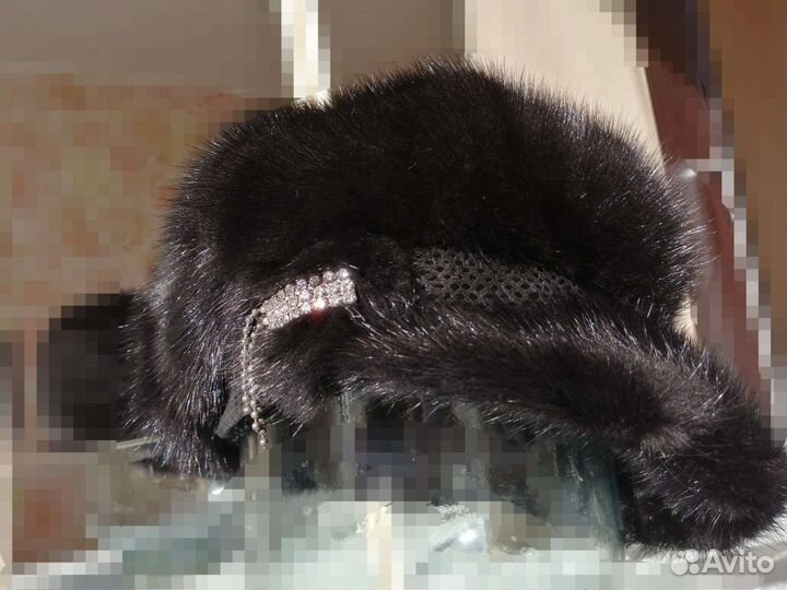 Зимняя кепка- новая шапка из норки, женская