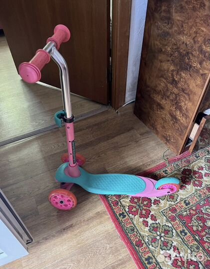 Самокат детский трехколесный бу