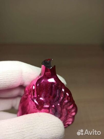 Стеклянная Ёлочная Игрушка Рыба Рыбка Сделано СССР