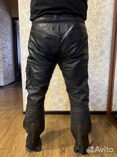Мото штаны кожаные «Halvarssons»