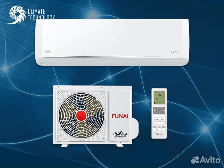 Кондиционер funai sensei DC 2023 Inverter