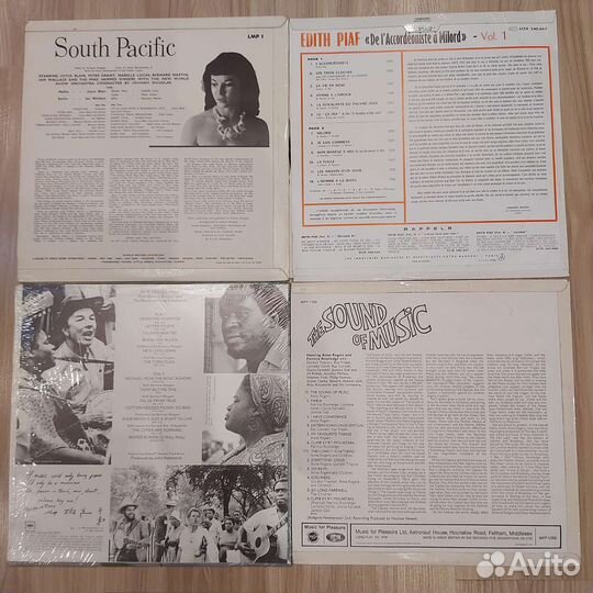 Виниловые пластинки 10штук