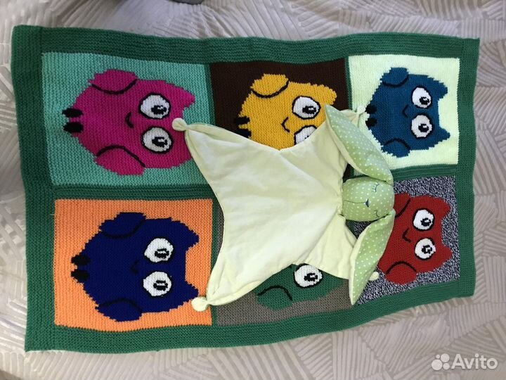 Плед с совушками