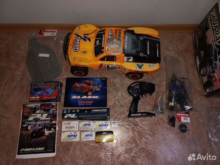 Машина на радиоуправлении traxxas Slash 2WD VXL