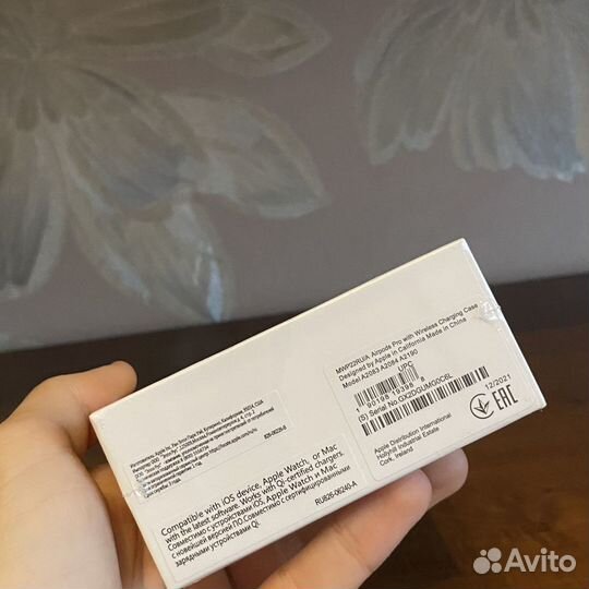 Airpods pro новые (115+ отзывов, Чехол)