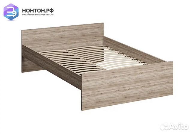 Кровать двуспальная Орион дуб сонома