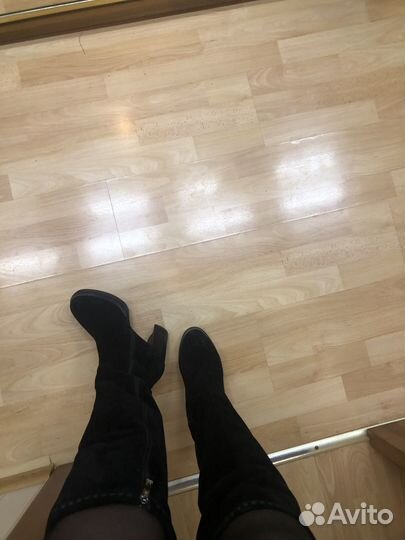 Зимние женские сапоги 38-39 бу