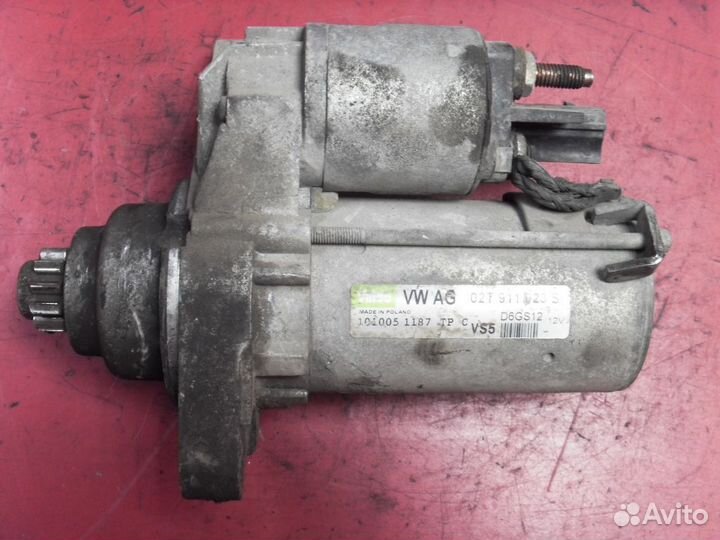 Стартер 02T911023S Skoda Fabia (MK1) (6Y2) (6Y3)