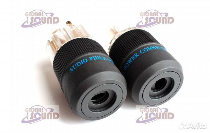 Комплект силовых разъемов, бронза, позолота/родий