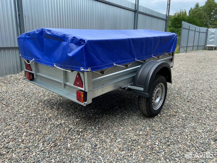 Прицеп цм комби 2*1,3 тент 21 см, без колес