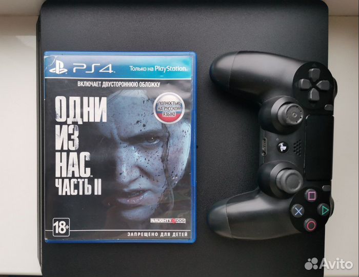Sony PS4 slim 1tb + игра одни из нас 2