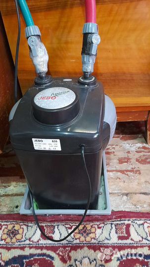 Внешний аквариумный фильтр джебо 835