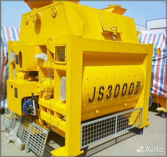 Двухвальный бетоносмеситель JS 3000